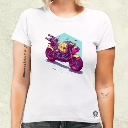 Cyberpunk motor női póló