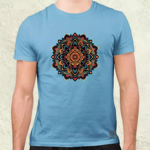 Vektor mandala férfi póló