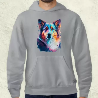 Border collie rajz v1 férfi pulóver