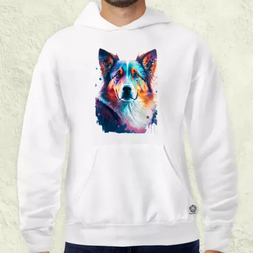 Border collie rajz v1 férfi pulóver