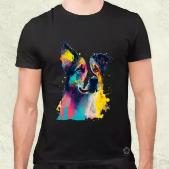 Border collie rajz v2 férfi póló