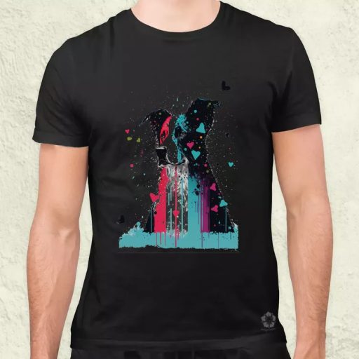 Border collie rajz v3 férfi póló