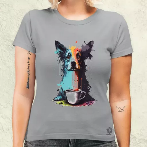 Border collie rajz v5 női póló