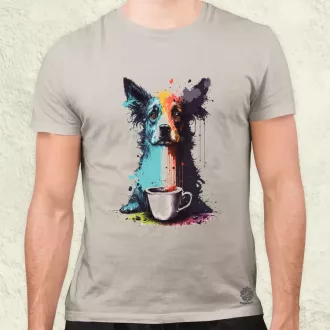 Border collie rajz v5 férfi póló