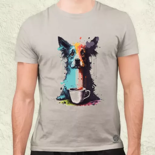 Border collie rajz v5 férfi póló