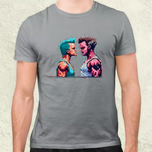 Pixelart Harcosok klubja férfi póló