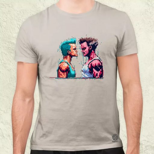 Pixelart Harcosok klubja férfi póló