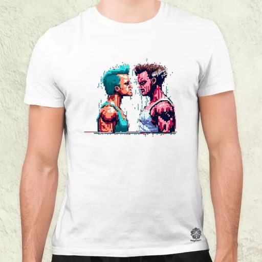 Pixelart Harcosok klubja férfi póló