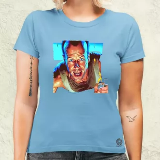 John McClane portré fanart v3 női póló