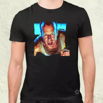 John McClane portré fanart v3 férfi póló