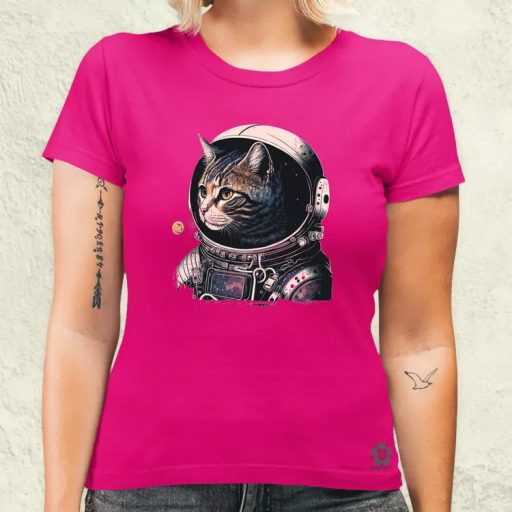 Asztronauta macska v3 női póló