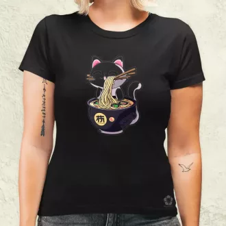 Kawaii neko cica leves női póló