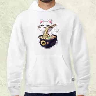 Kawaii neko cica leves férfi pulóver