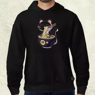 Kawaii neko cica leves férfi pulóver