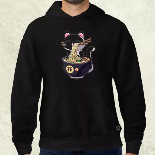Kawaii neko cica leves férfi pulóver
