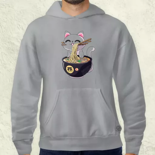 Kawaii neko cica leves férfi pulóver