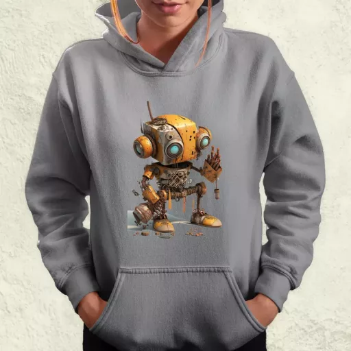 Rozsdás robot kölyök v1 női pulóver
