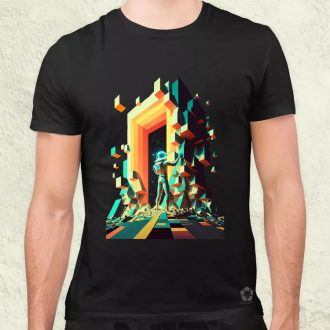   Pszichikus asztro utazó univerzalis voxelek között v3 férfi póló