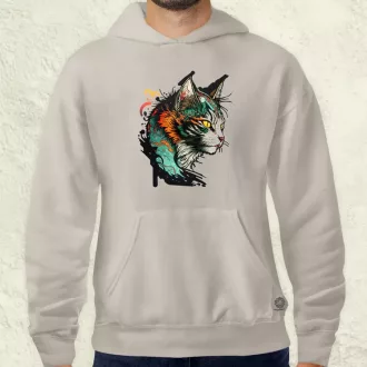 Yakuza macska v2 férfi pulóver