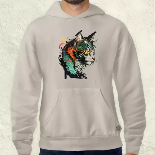 Yakuza macska v2 férfi pulóver