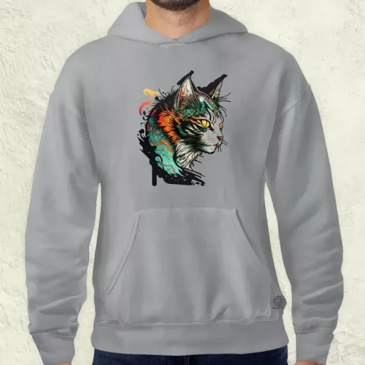 Yakuza macska v2 férfi pulóver