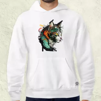Yakuza macska v2 férfi pulóver