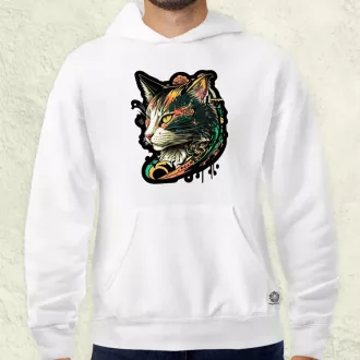 Yakuza macska v3 férfi pulóver