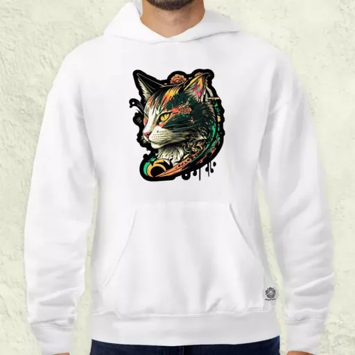Yakuza macska v3 férfi pulóver