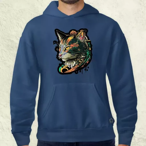 Yakuza macska v3 férfi pulóver