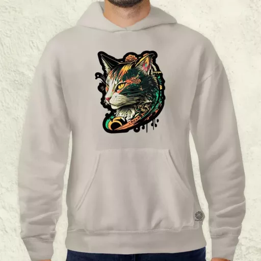 Yakuza macska v3 férfi pulóver