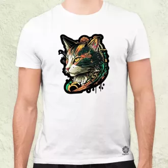 Yakuza macska v3 férfi póló