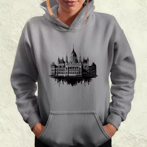 Fekete fehér vektor Parlament v1 női pulóver