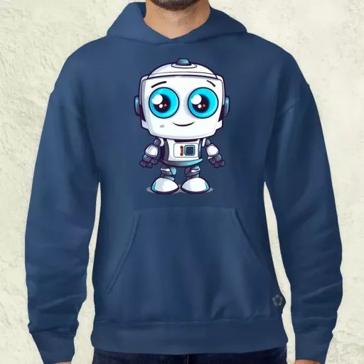 Cuki robot v5 férfi pulóver