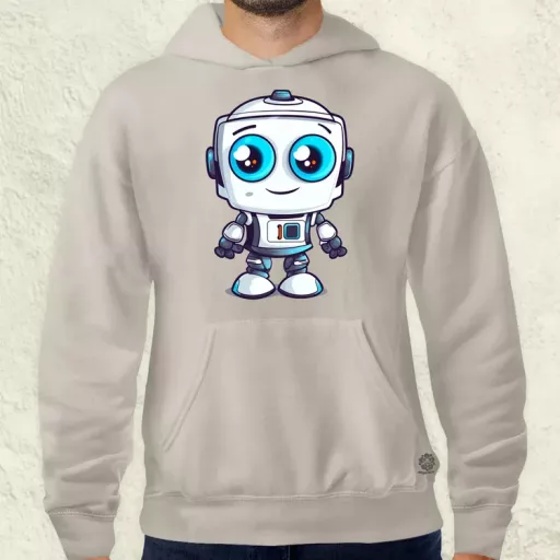 Cuki robot v5 férfi pulóver