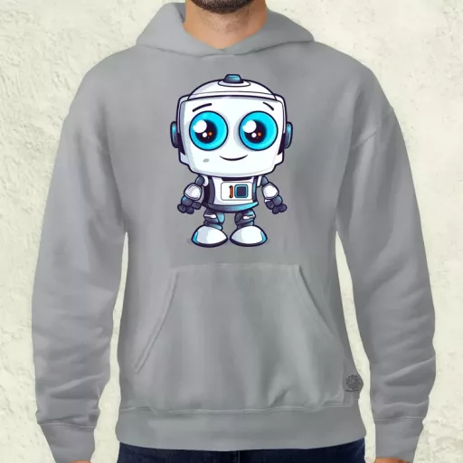 Cuki robot v5 férfi pulóver