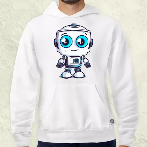 Cuki robot v5 férfi pulóver