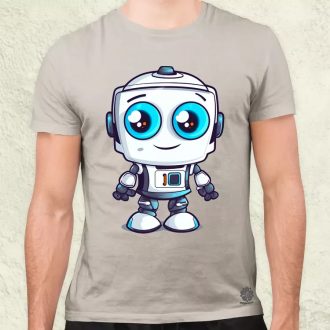 Cuki robot v5 férfi póló