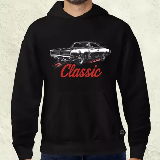Klasszikus 1969 Dodge Charger v3 férfi pulóver