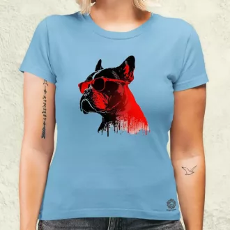 Napszemcsis buldog v1 női póló