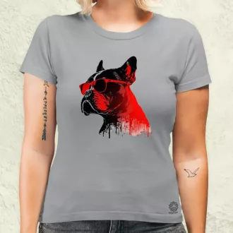 Napszemcsis buldog v1 női póló