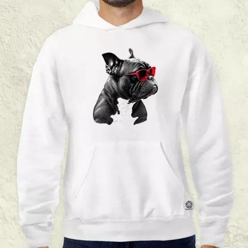 Napszemcsis buldog v2 férfi pulóver
