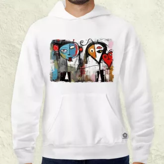 Graffiti szerelem v1 férfi pulóver