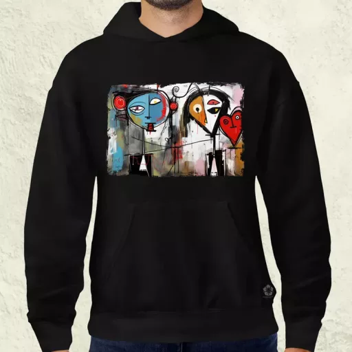 Graffiti szerelem v1 férfi pulóver