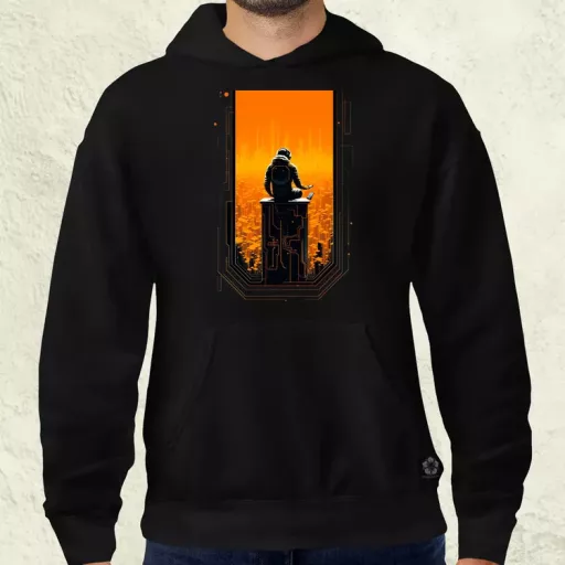 Mono vektor cyberpunk v4 férfi pulóver