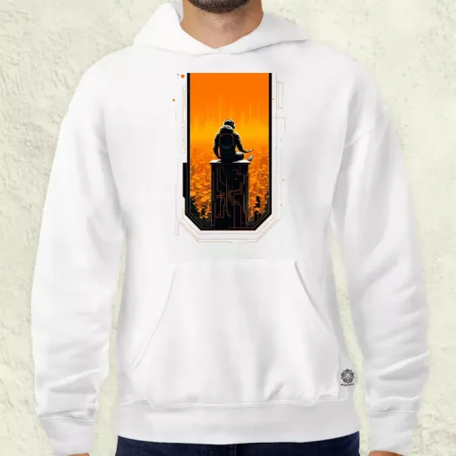 Mono vektor cyberpunk v4 férfi pulóver