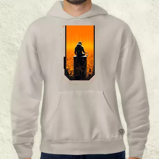 Mono vektor cyberpunk v4 férfi pulóver