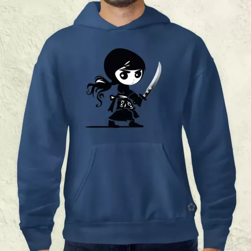 Ninja lány v1 férfi pulóver