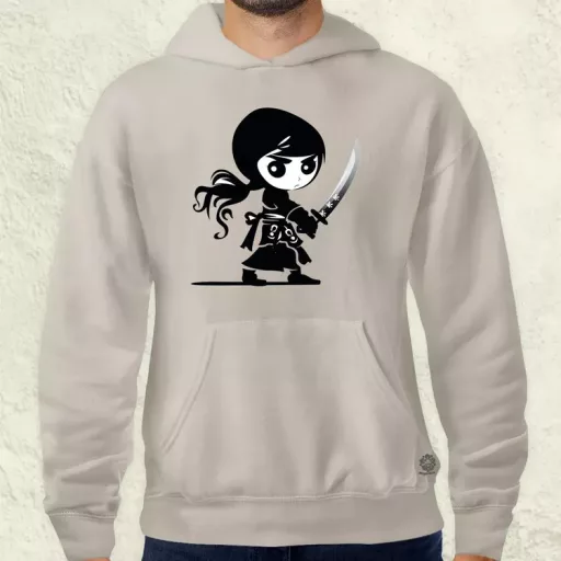 Ninja lány v1 férfi pulóver