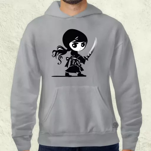 Ninja lány v1 férfi pulóver