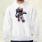 Pixelart asztronauta v6 férfi pulóver